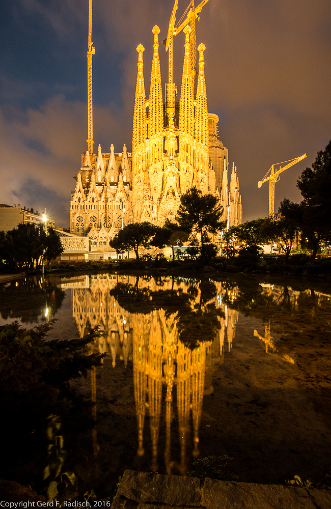Barcelona, Sagrada Familia Foto &amp; Bild architektur, nacht, barcelona