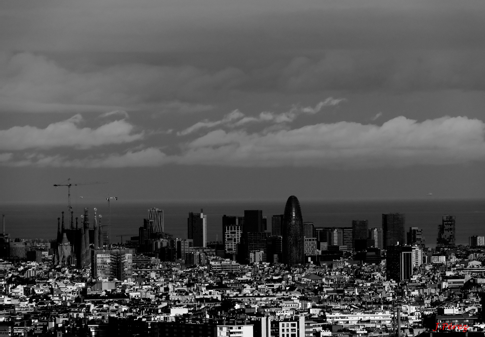 Barcelona skyline