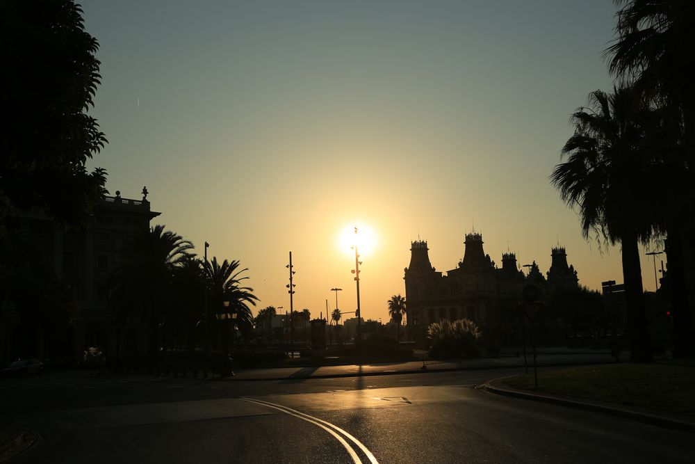 Barcelona Sonnenaufgang 1