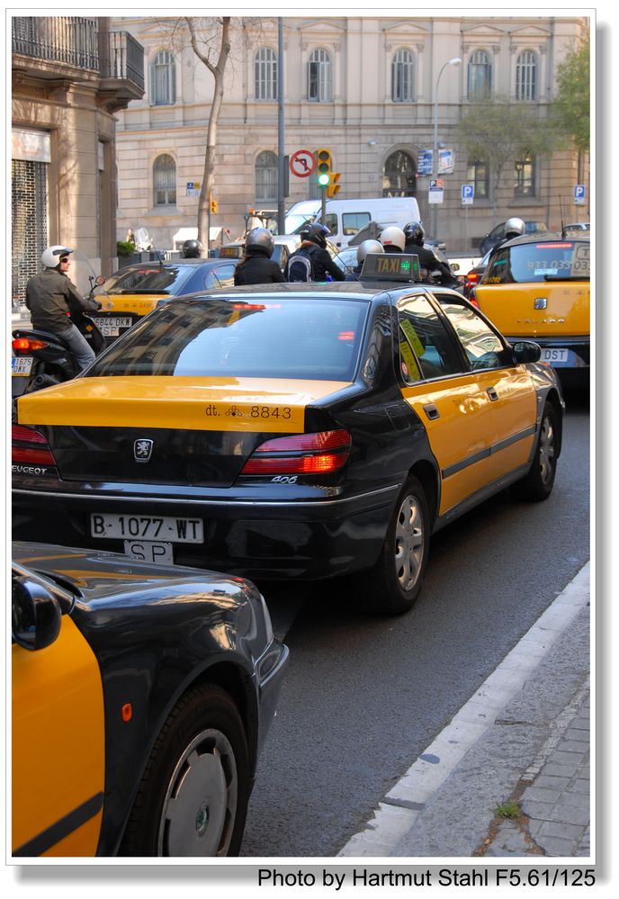 Barcelona, Taxen ( taxis)