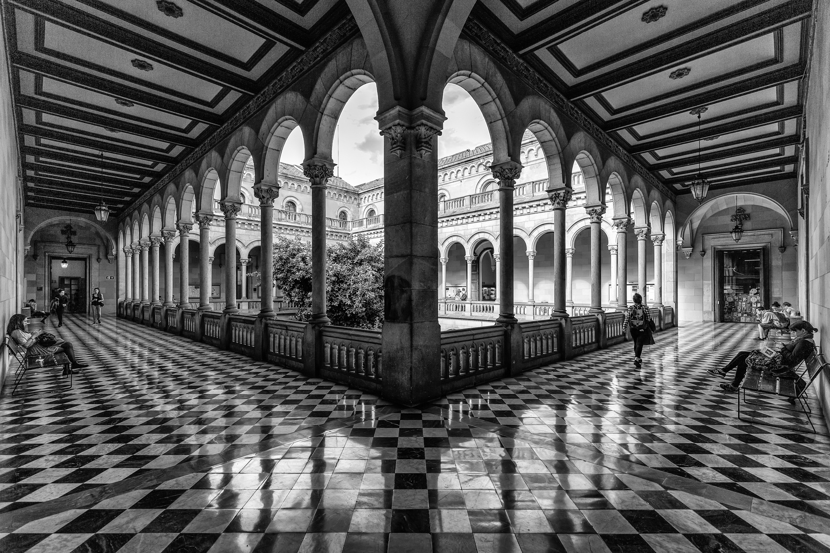 Barcelona Universität Foto & Bild architektur, europe, spain Bilder