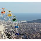 Barcelona vom Tibidabo aus gesehen