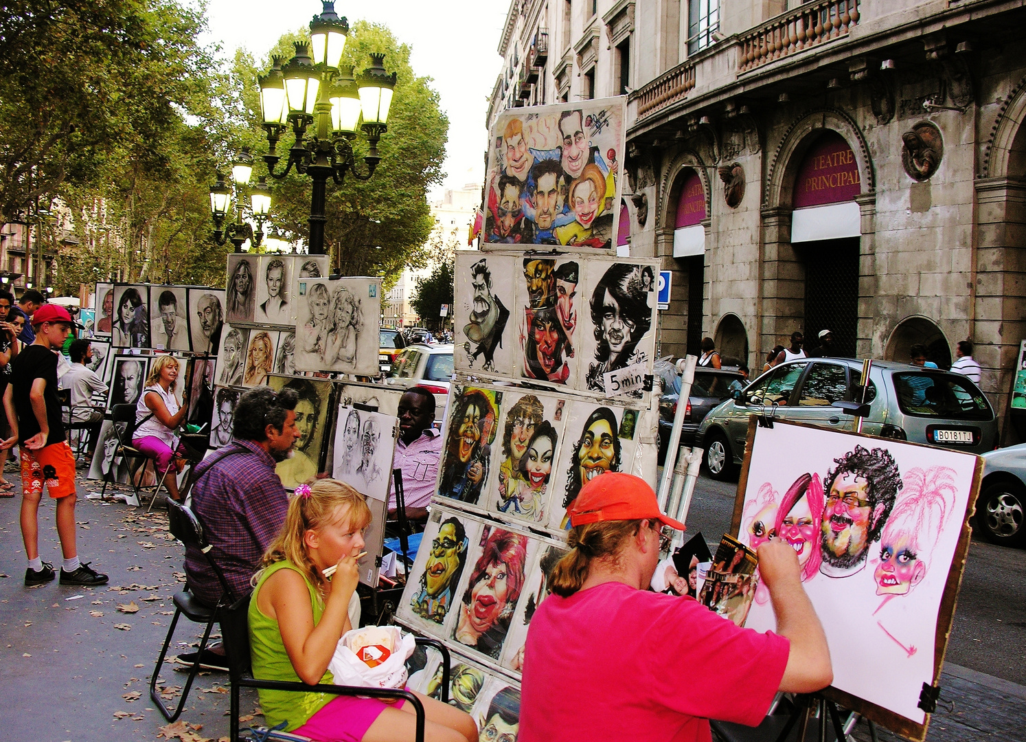 Barcelone sur la Rambla...