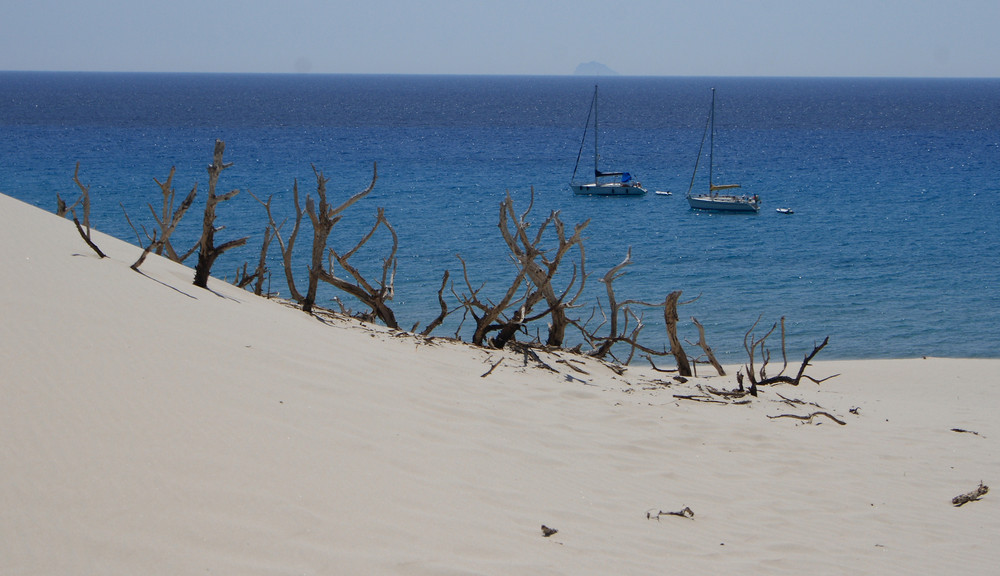 Barche a Porto Pino