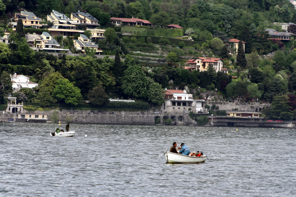 barche sul lago