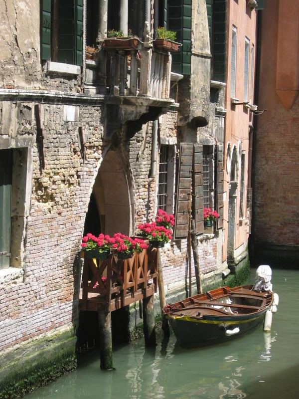 Barchetta in fiore