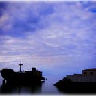 Barco encallado, Lanzarote