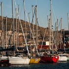 Barcos en el Puerto de Cartagena, España