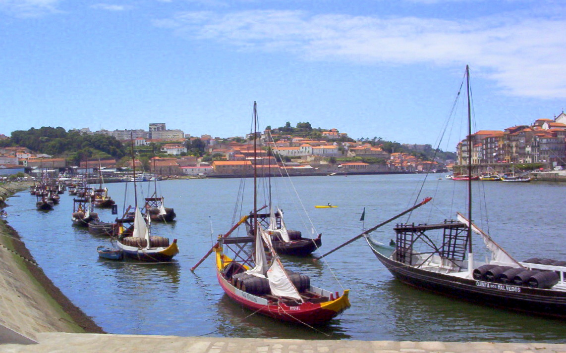 Barcos Rabelos à Porto