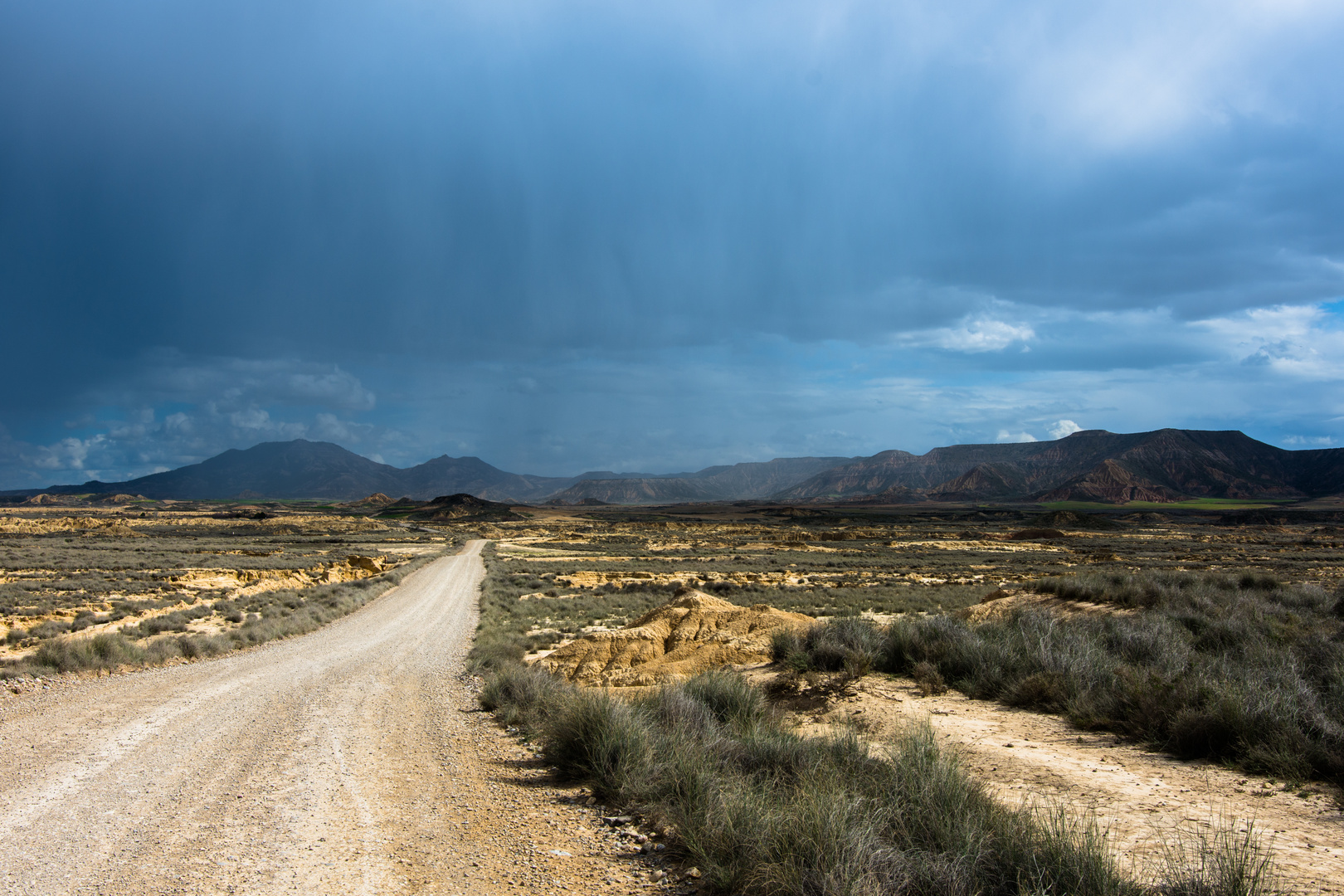 Bardenas Reales, Regen oder Sonne?