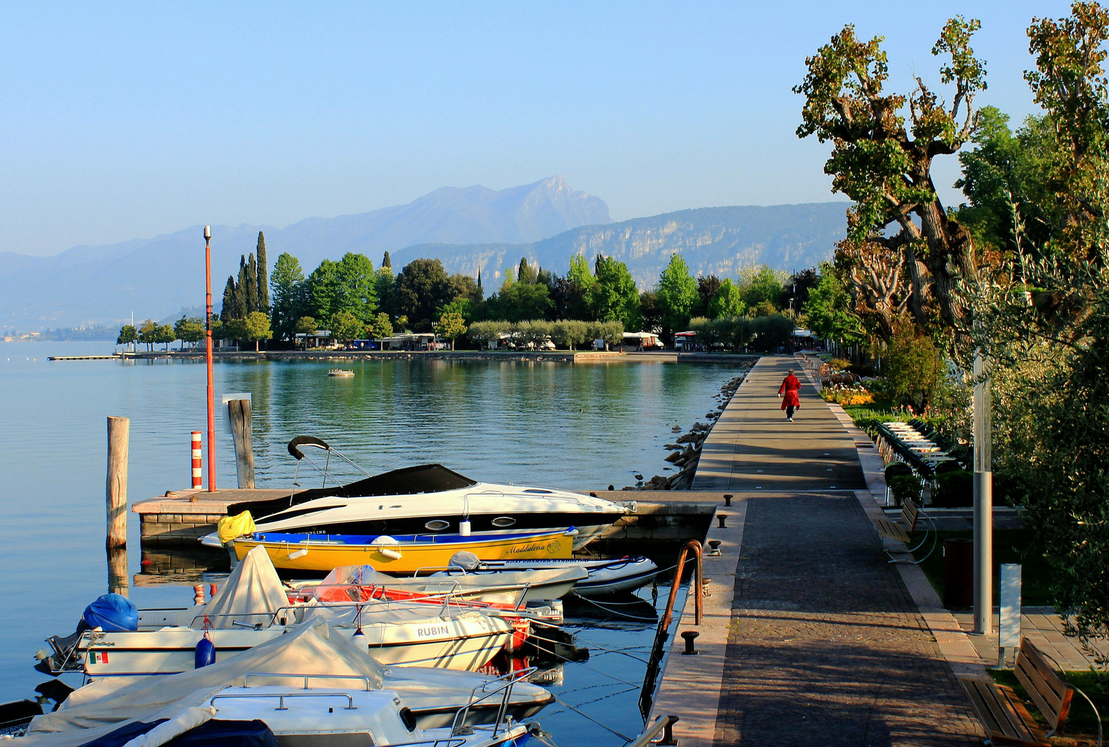 Bardolino am Gardase