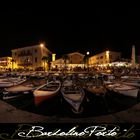 Bardolino Hafen bei Nacht