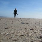 Barefoot on the beach