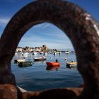 Barfleur am Hafen ...