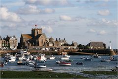 Barfleur , lumière du matin.