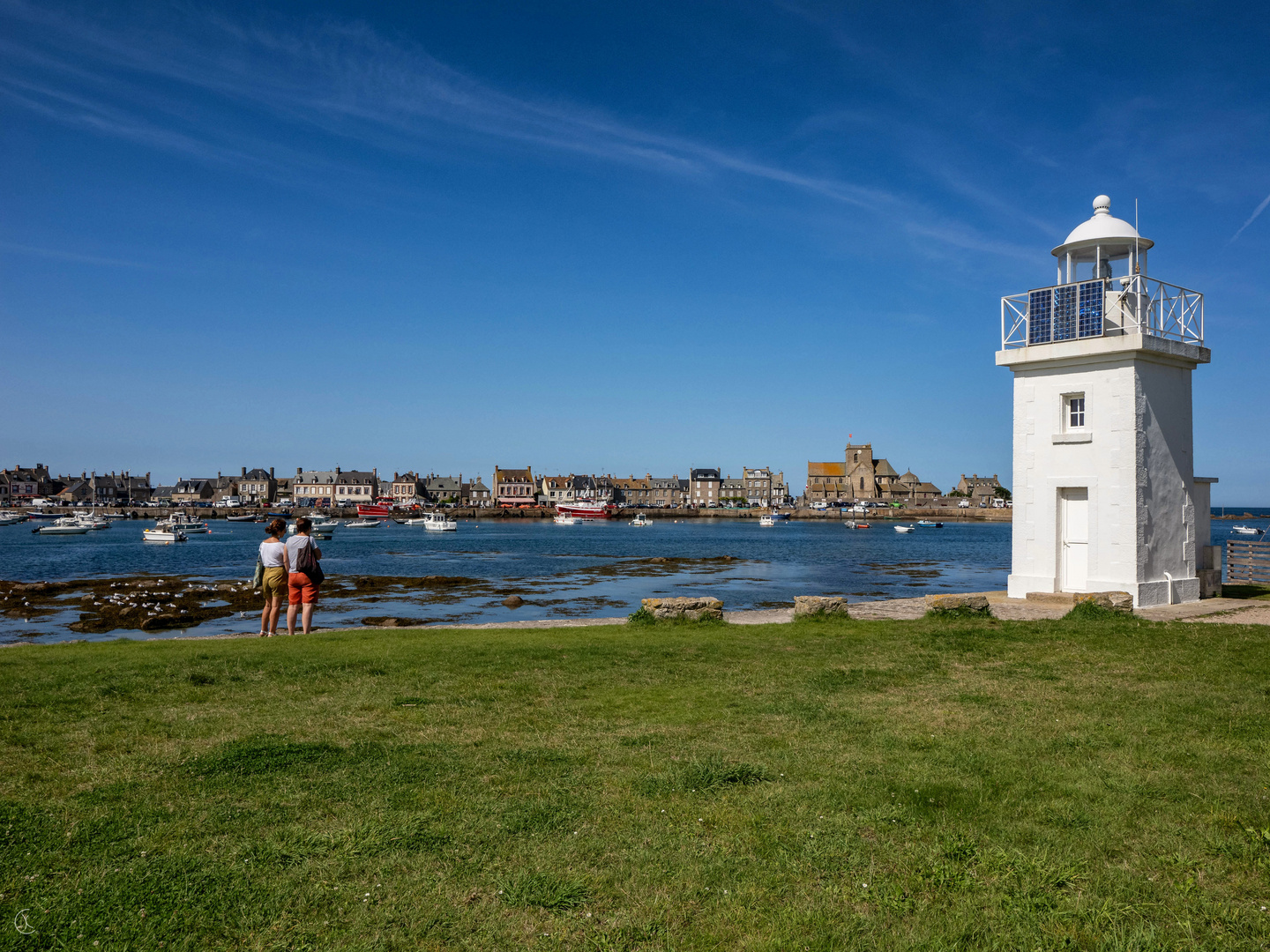 Barfleur mit dem Leuchtturm Cracko