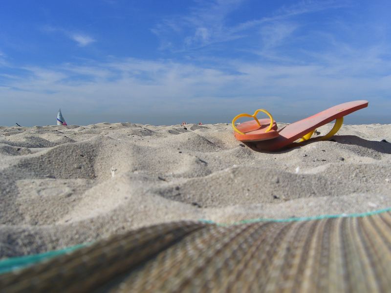 Barfuss am Strand