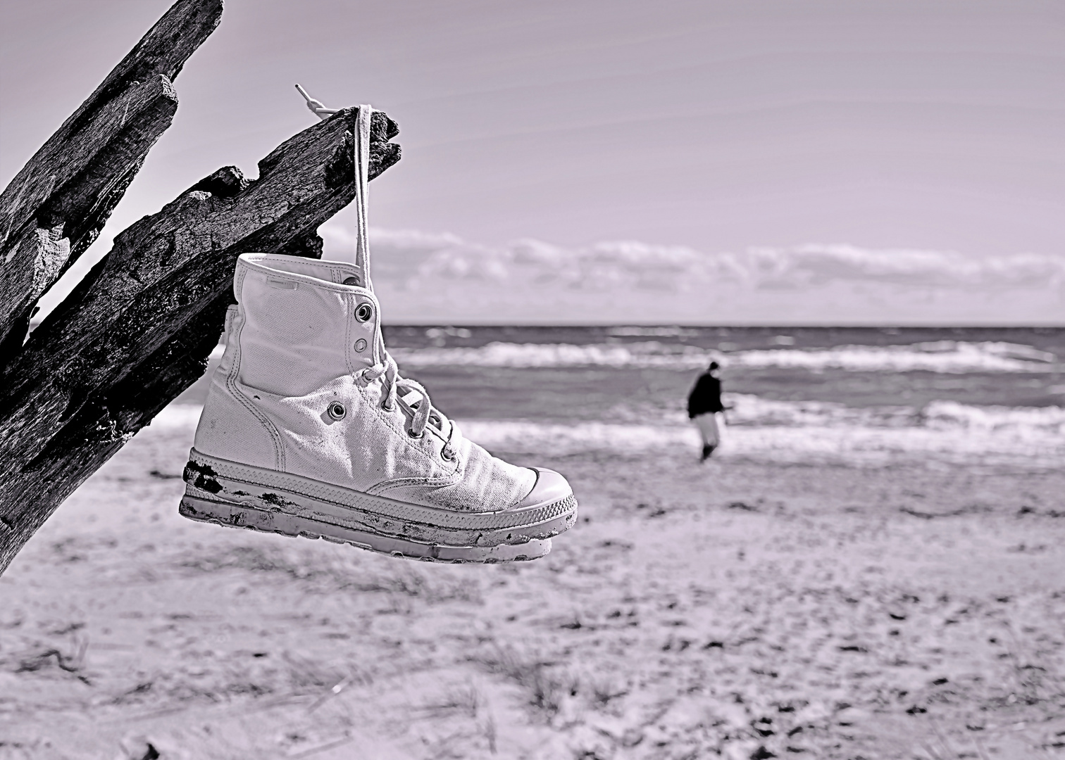 Barfuss am Strand