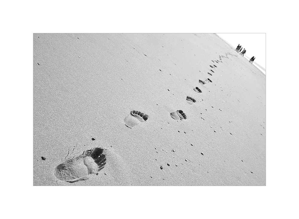 barfuss am strand von langeoog