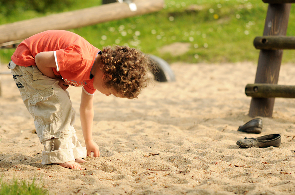 Barfuss im Sand