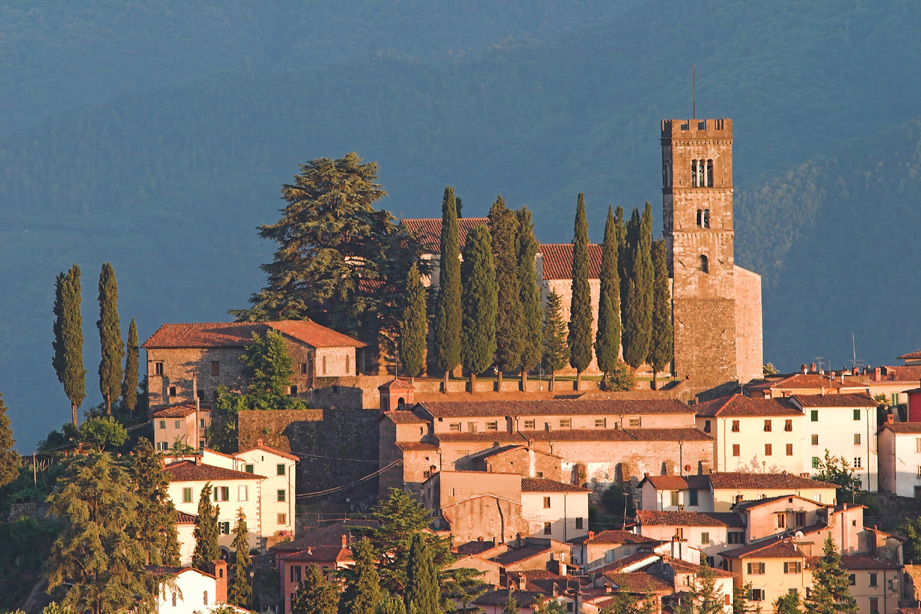 Barga at Sunset