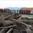 Barges on the Fraser River