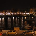 Bari bei Nacht - Richtung Hafen