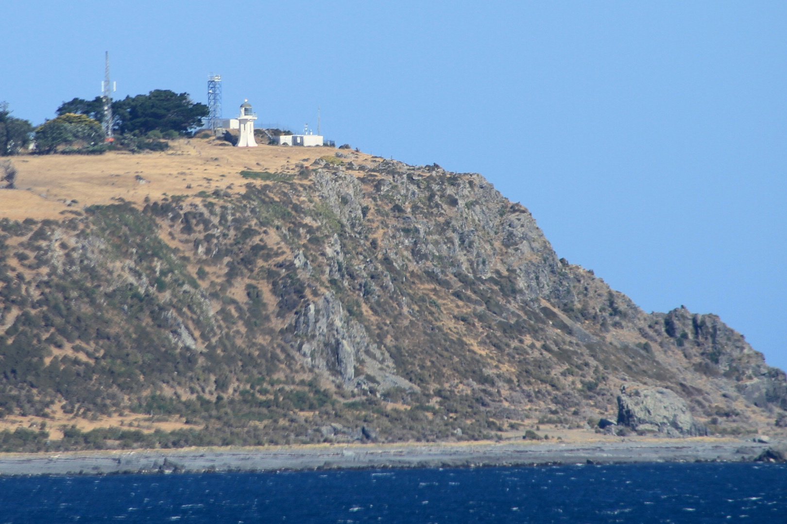 Baring Head Lighthouse Neuseeland (Nordinsel)