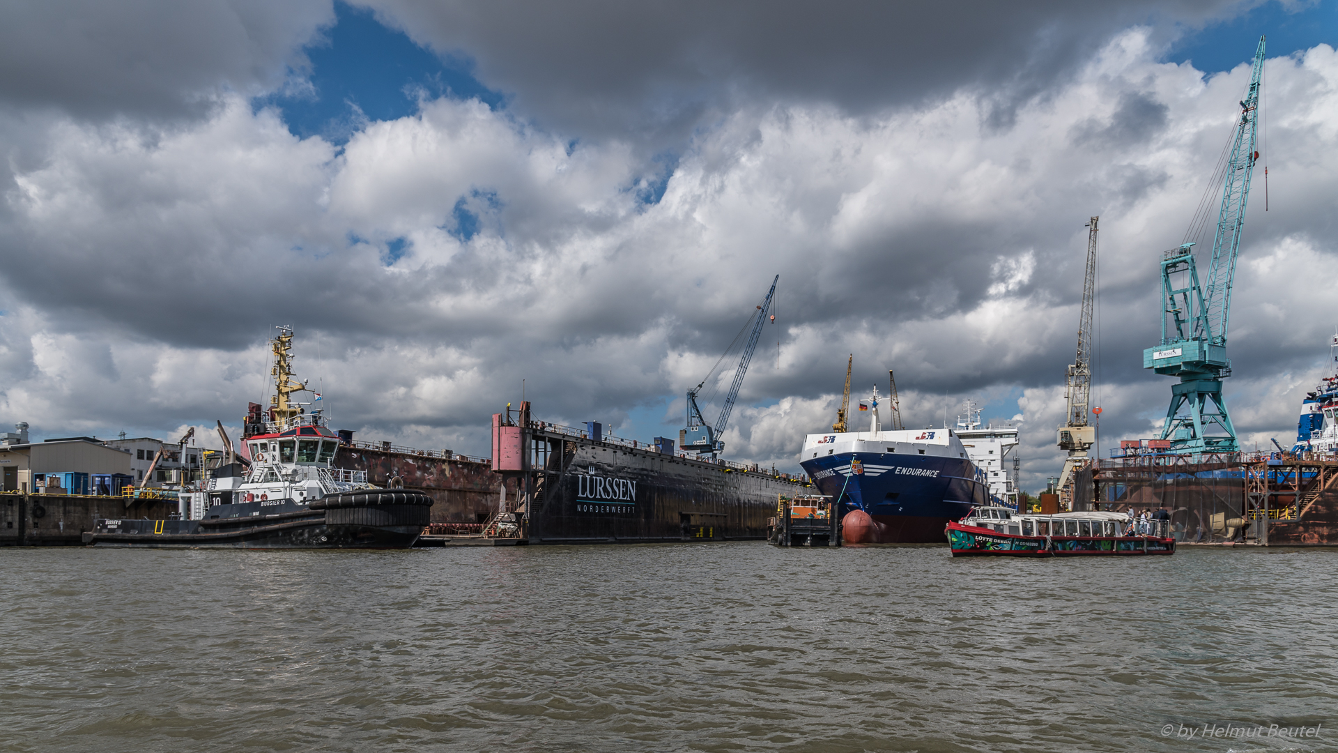 Barkassentour - Lürssen Norderwerft