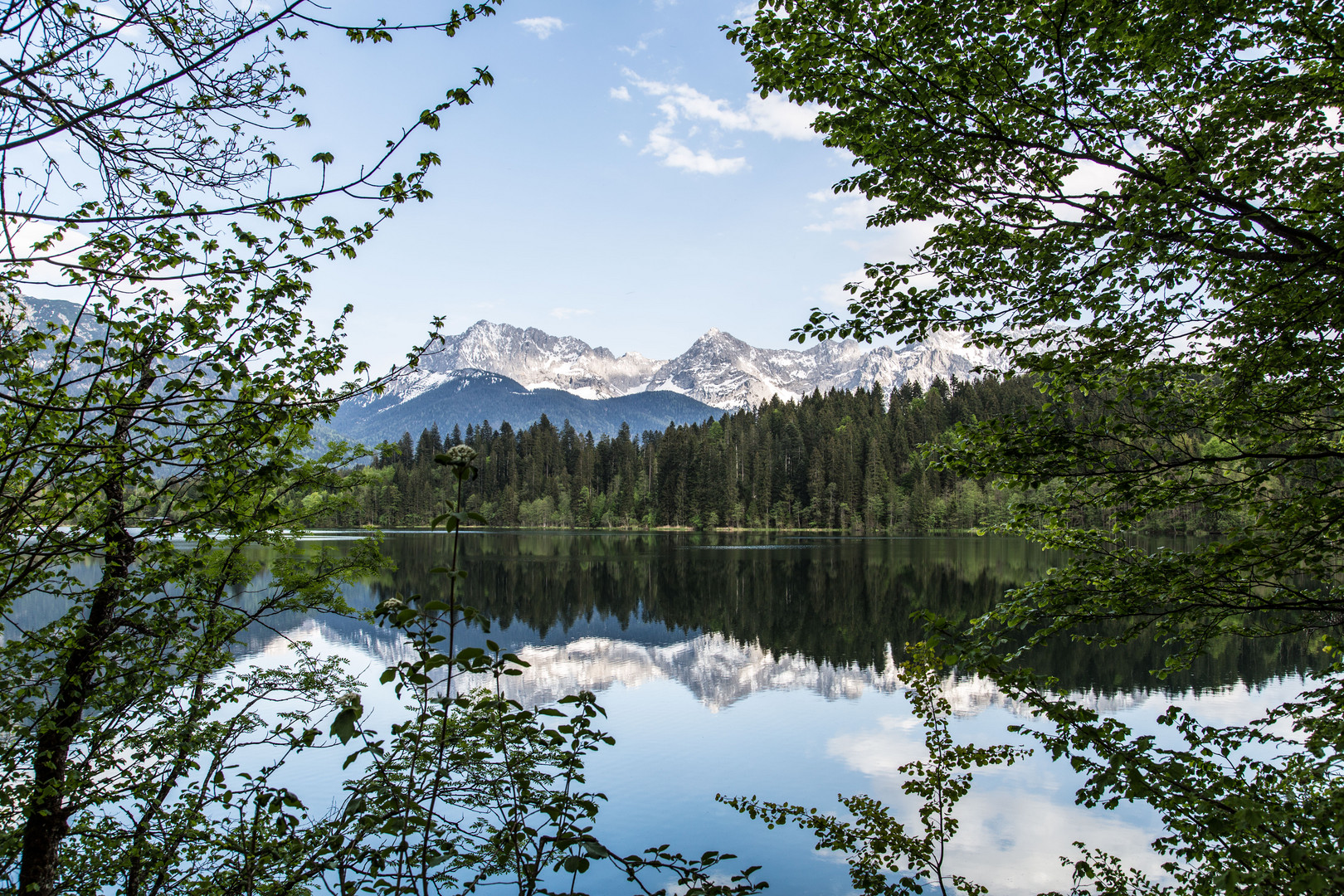 Barmsee am frühen Abend