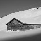 barn in the mountains - on the sunny side