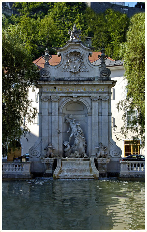 Barockbrunnen in Salzburg