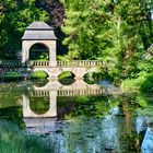 barocke Bruecke im Park von Schloß Dyck