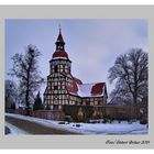Barocke Fachwerkkirche / im Winterschlaf