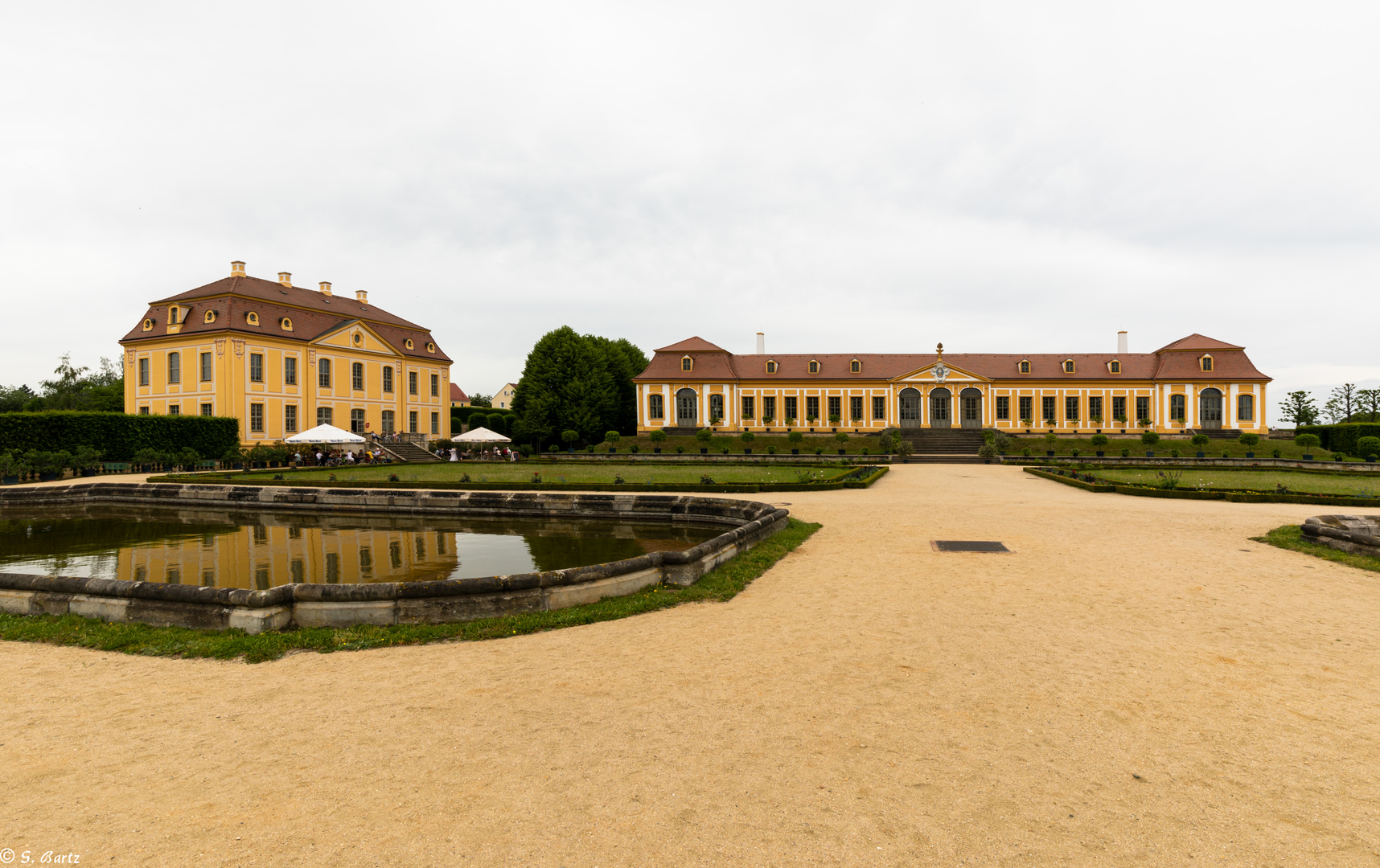 Barockgarten Großsedlitz  (4) - Friedrichschlösschen & Obere Orangerie 