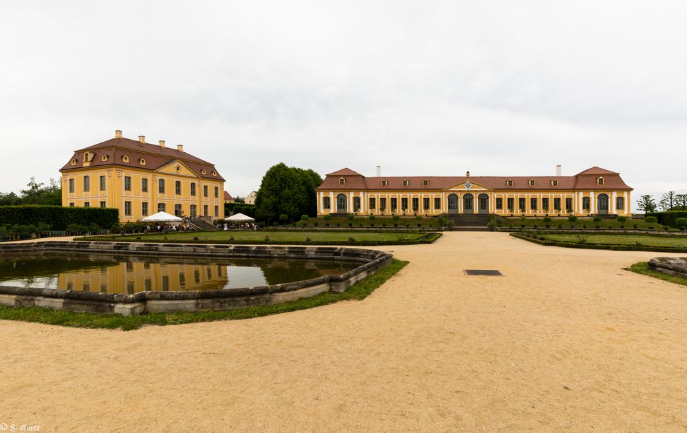 Barockgarten Großsedlitz  (4) - Friedrichschlösschen & Obere Orangerie 