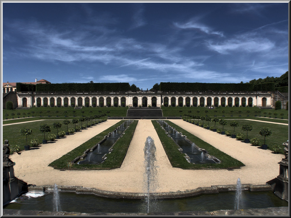 Barockgarten Großsedlitz als HDR Bea. Foto & Bild architektur