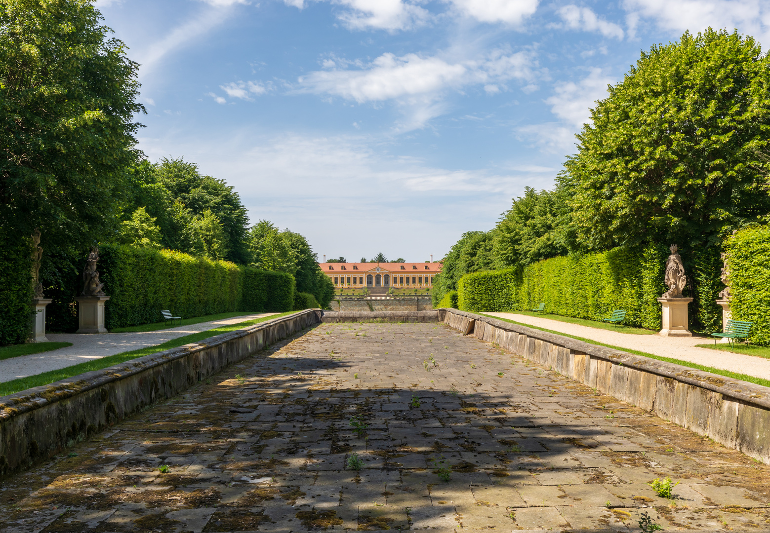 Barockgarten Großsedlitz - Blick auf die Obere Orangerie  (5)