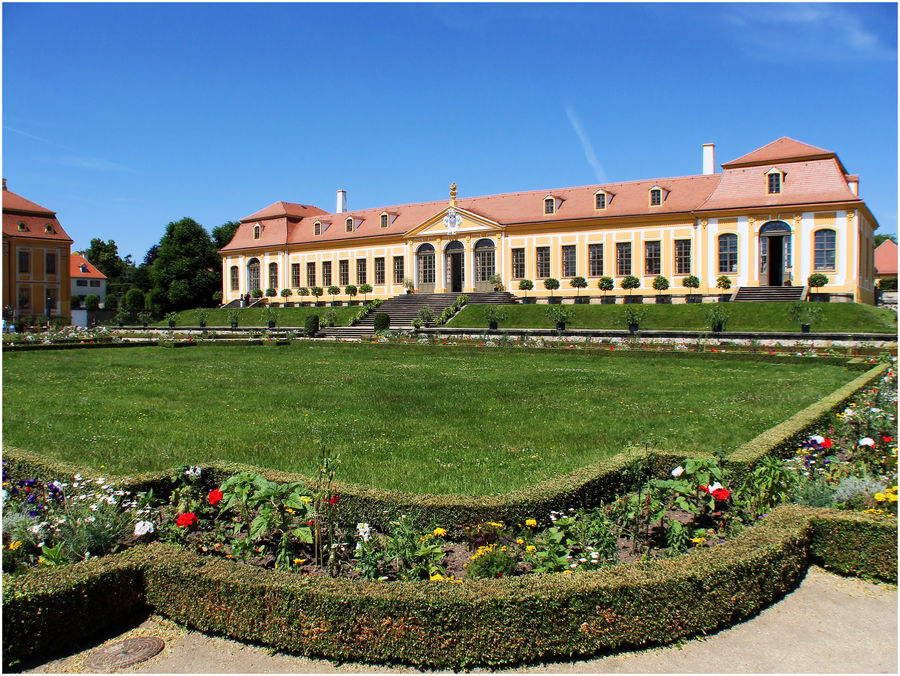 Barockgarten Großsedlitz>>>>>>>Obere Orangerie Foto & Bild