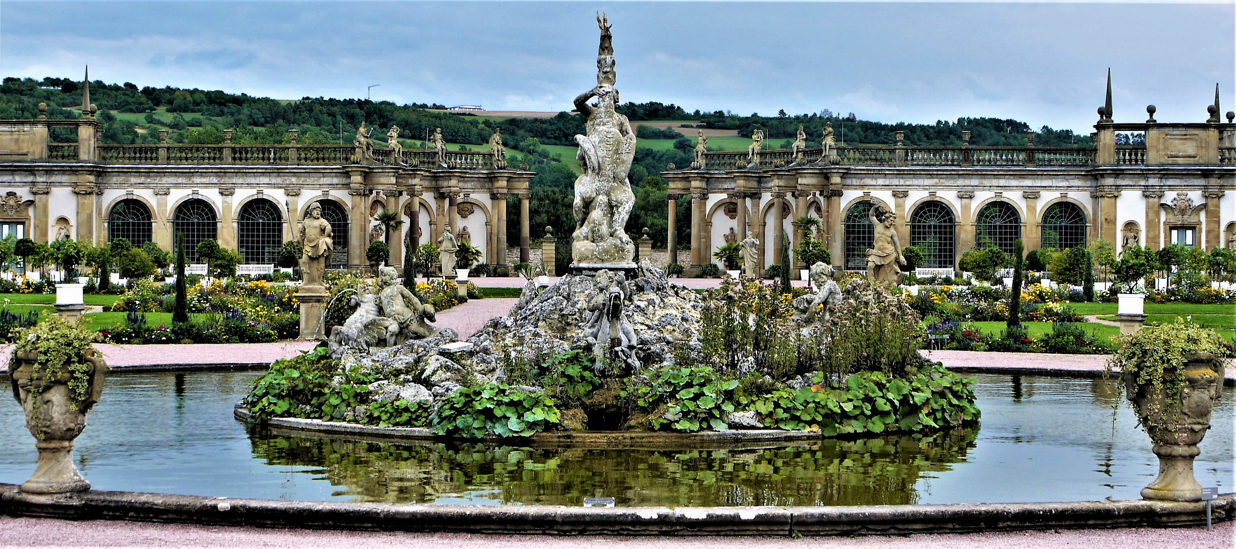 Barockgarten und Orangerie Schloß Weikersheim 