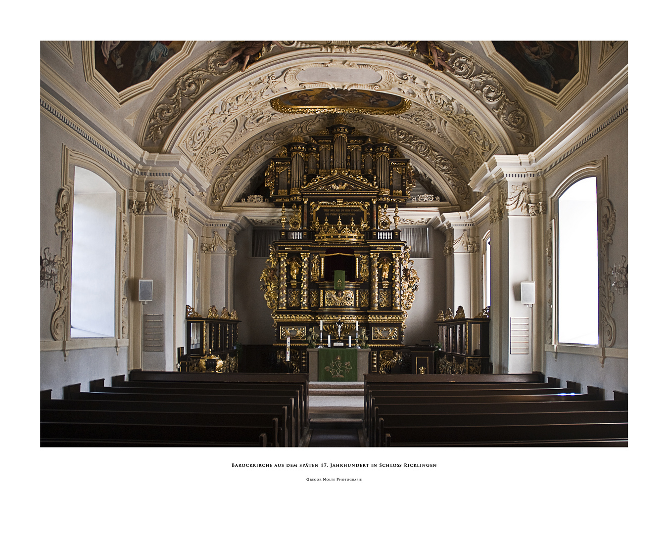 Barockkirche aus dem späten 17. Jahrhundert in Schloß Ricklingen