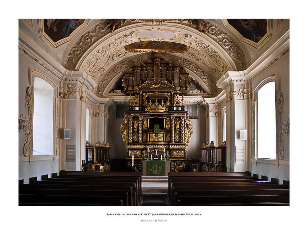 Barockkirche aus dem späten 17. Jahrhundert in Schloß Ricklingen