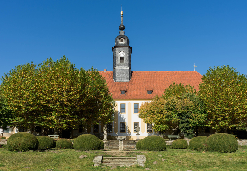 Barockschloss Diesbar-Seuslitz Herbst