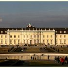 Barockschloss Ludwigsburg im letzten Sonnenlicht