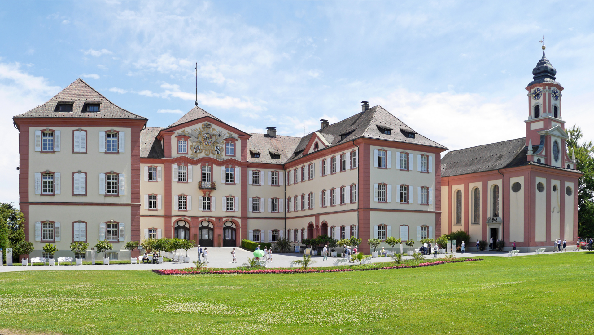 Barockschloss und Kirche St. Marien - Insel Mainau