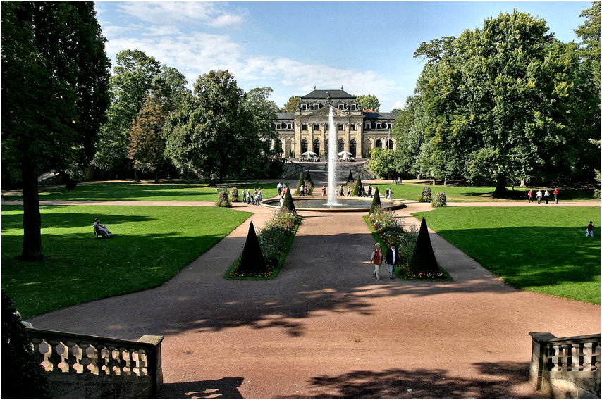 Barockstadt Fulda Orangerie Schloßgarten Foto & Bild deutschland
