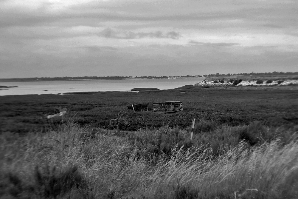 Barque à l'abandon