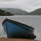 barque bleu perdu en Irlande