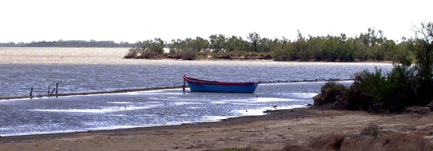 Barque en Camargue