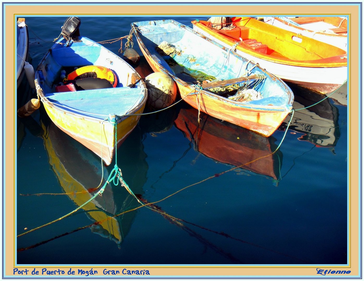 Barques à Puerto Mogán